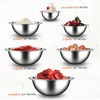 Nutrichef Stainless Steel Mixing Bowl Set NCMB6PC